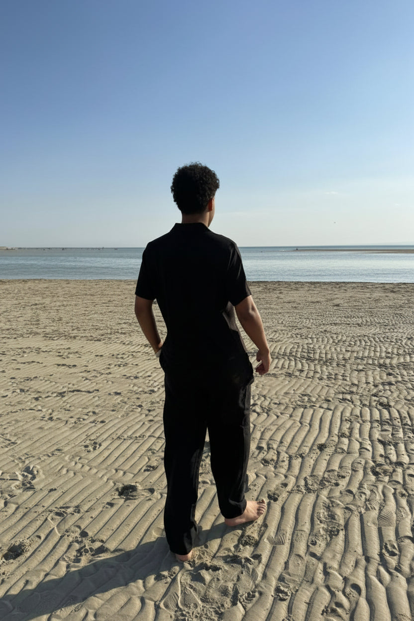 Black Linen Shirt