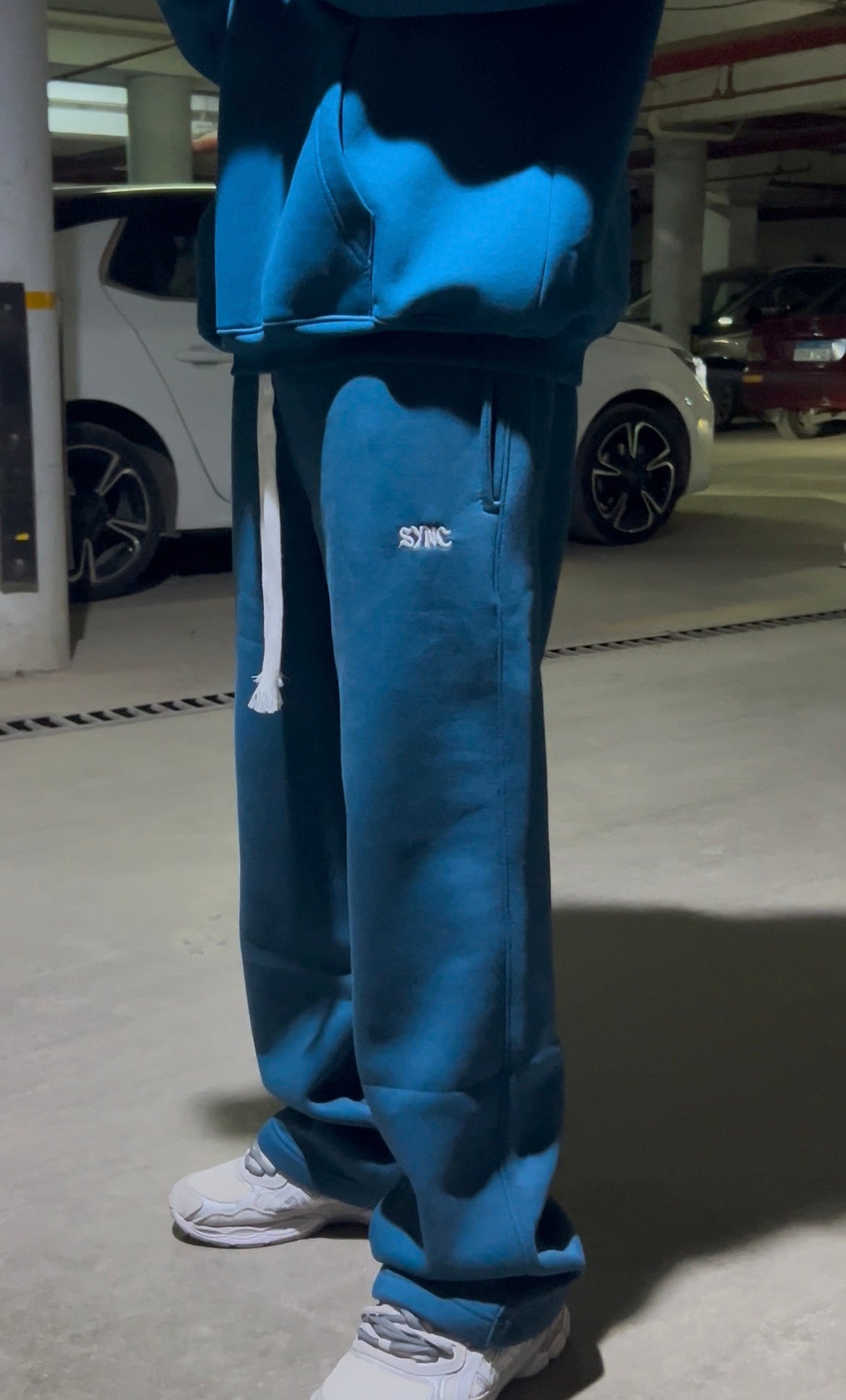 Denim Blue Sweatpants