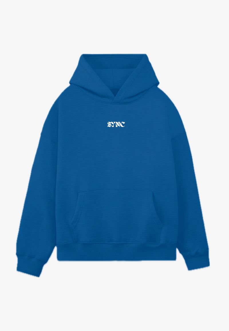 Basic Denim Blue Hoodie