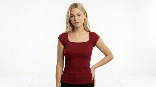 Basic Burgundy Top