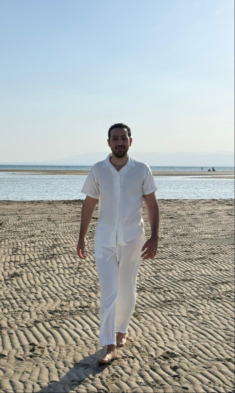 White Linen Pants