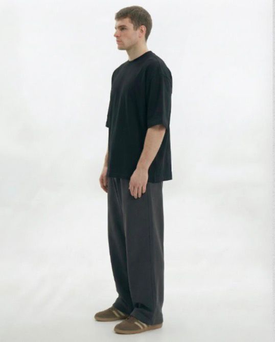 Unisex Black T-Shirt (Oversize)