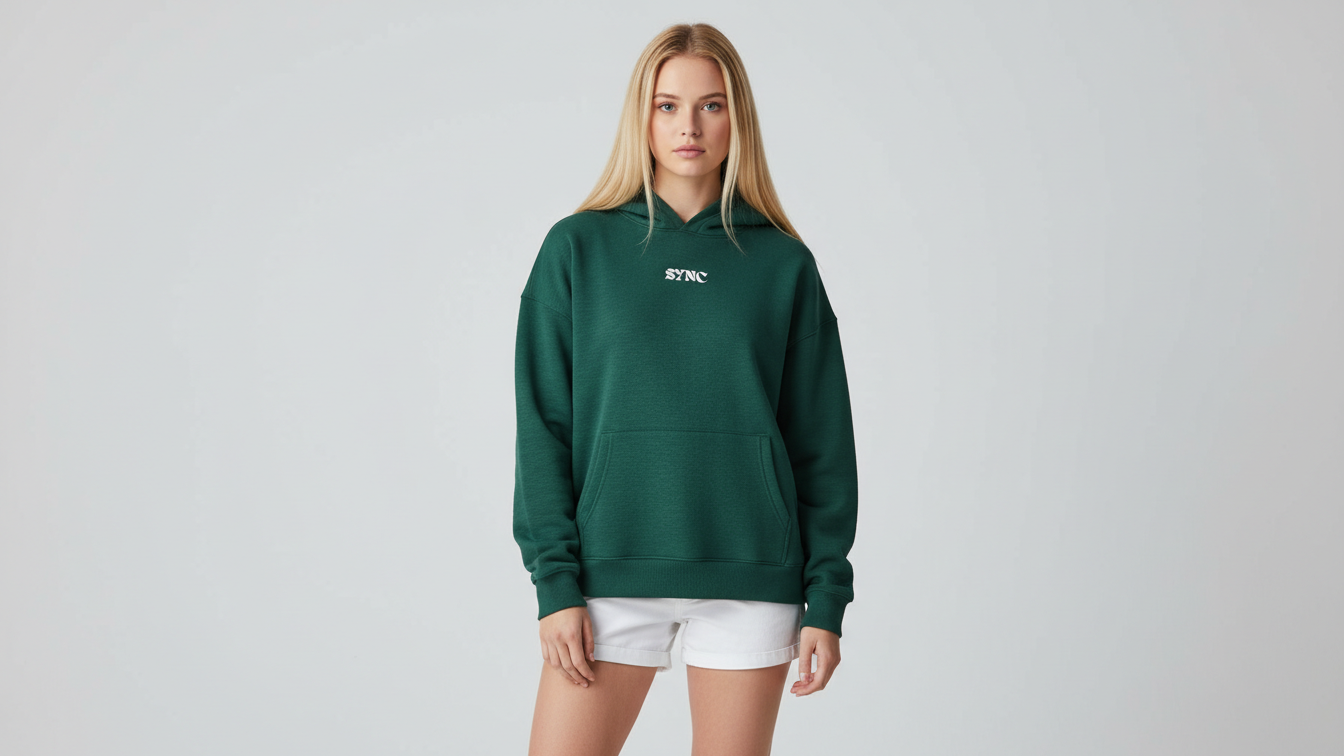 Basic Olive Green Hoodie