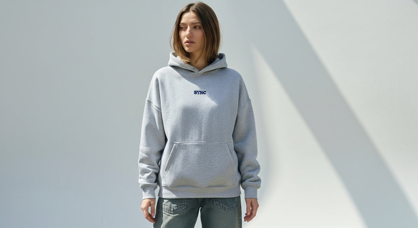 BASIC GREY HOODIE